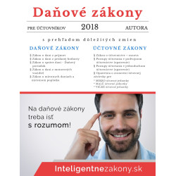 Daňové zákony 2018 pre účtovníkov