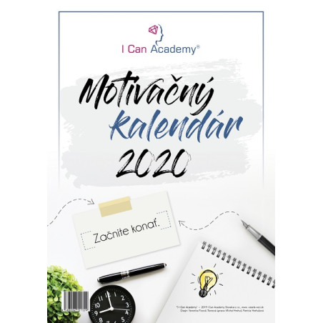 I Can Academy Motivačný kalendár 2020
