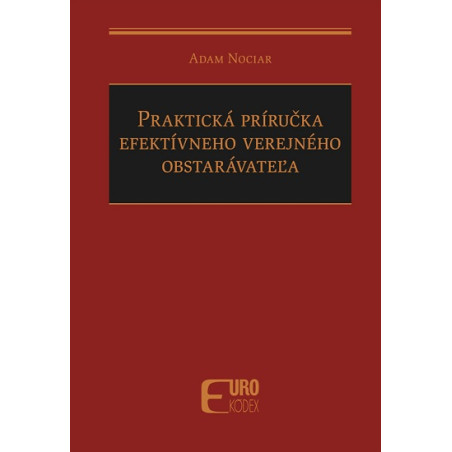 Praktická príručka efektívneho verejného obstarávateľa