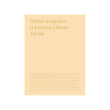 Slyšet a myslet u klavíru