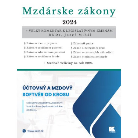 Mzdárske zákony 2024