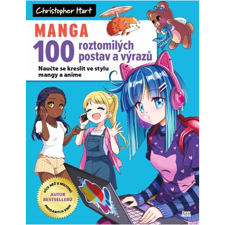 Manga 100 roztomilých postav a výrazů