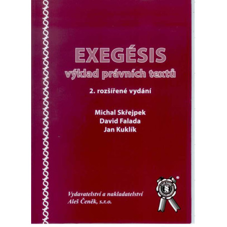 Exegésis - výklad právních textů