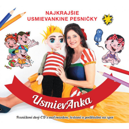 UsmievAnka: Najkrajšie Usmievankine pesničky (+maľovanka)