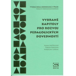 Vybrané kapitoly pro rozvoj pedagogických dovedností