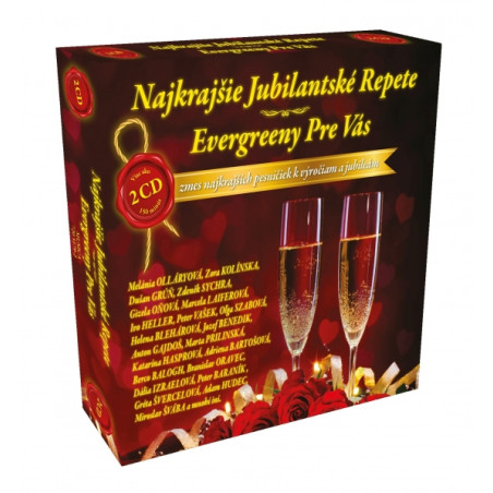 2 CD BOX - Najkrajšie jubilantské repete evergreeny pre vás