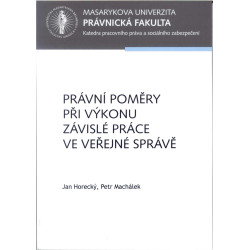 Právní poměry při výkonu závislé práce ve veřejné správě