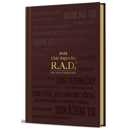 Diár úspechu 2025 (hnedý)