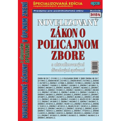 Novelizovaný zákon o Policajnom zbore s aktualizovanými dôvodovými správami v úplnom znení (NZ 24/20