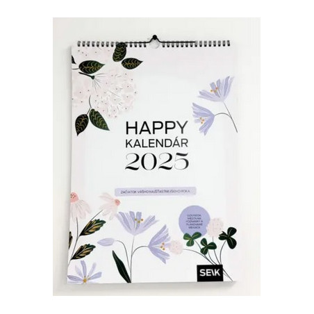 Happy kalendár 2025 - Nástenný (začiatok vášho najšťastnejšieho roka)