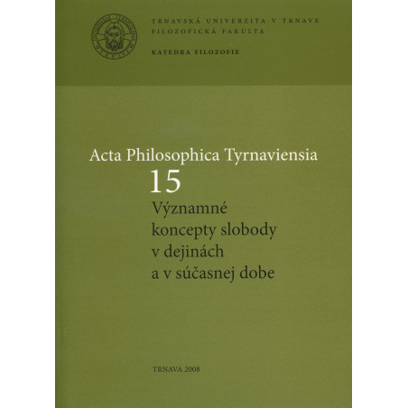 Acta Philosophica Tyrnaviensia 15