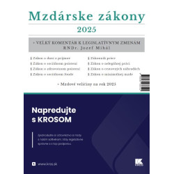 Mzdárske zákony 2025