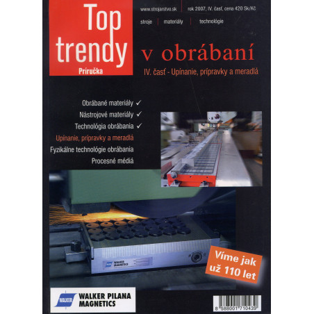 Top trendy v obrábaní IV. časť - upínanie, prípravky a meradlá