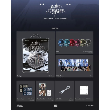 Nmixx: Fe3O4: Forward / Card Photo(S) Sticker(S) Photo Card(S)