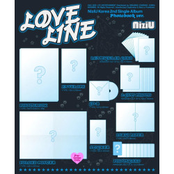 Niziu: Love Line / Photo Card(S) Sticker(S) Lenticular Card(S) Lyrics Post