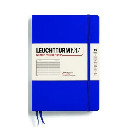 LEUCHTTURM1917 Medium (A5), Ink, 251 S., linajkový - zápisník