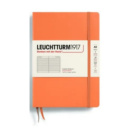 LEUCHTTURM1917 Medium (A5), Apricot, 251 S., linajkový - zápisník