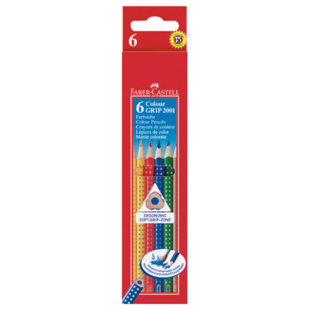 Faber-Castell Pastelky akvarelové Colour Grip sada 6 ks