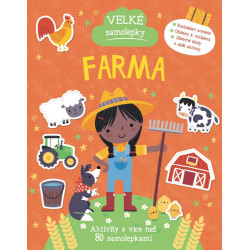 Velké samolepky Farma - Aktivity s více než 80 samolepkami