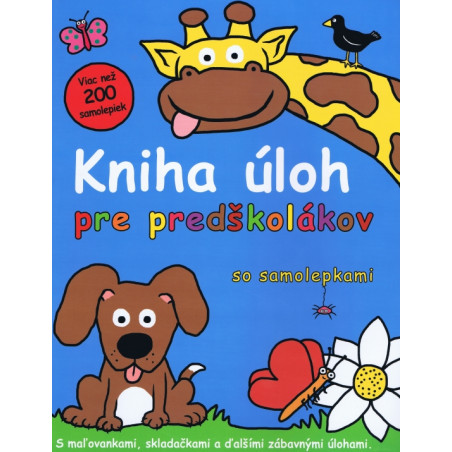 Kniha úloh pre predškolákov so samolepkami