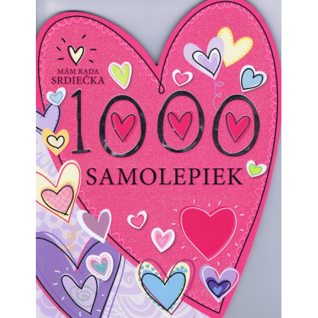 Mám rada srdiečka -1000 samolepiek