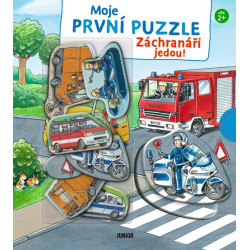 Moje první puzzle Záchranáři jedou! - Hledej, skládej a bav se s vozidly