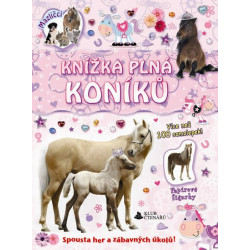 Knižka plná koníků - samolepky a figurky