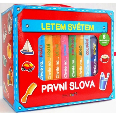 Letem světem - První slova (miniknížky v kufříku)