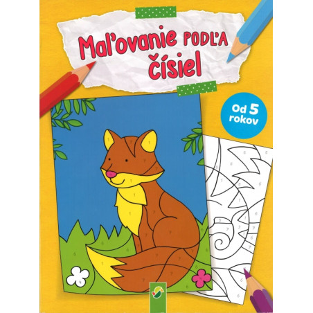 Maľovanie podľa čísiel (líška)