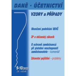DÚVaP 9-10/2023 Ukončení podnikání OSVČ