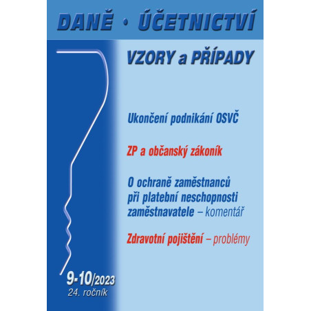 DÚVaP 9-10/2023 Ukončení podnikání OSVČ