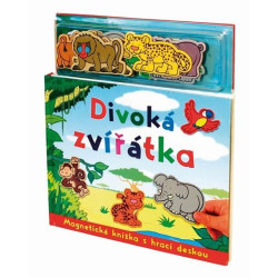 Divoká zvířátka - Magnetická knížka s hrací deskou -4.vydání