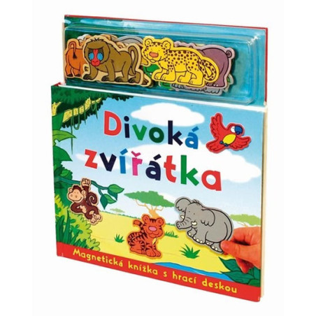 Divoká zvířátka - Magnetická knížka s hrací deskou -4.vydání