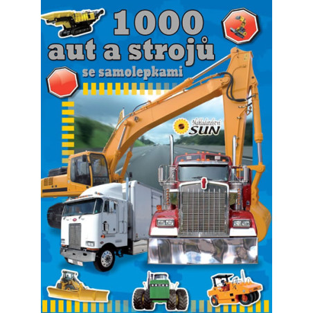 1000 aut a strojů se samolepkami