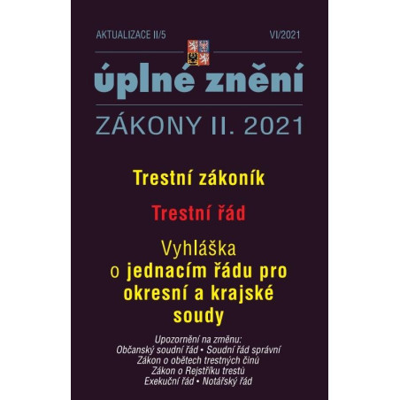 Aktualizace II/5 Trestní zákoník, Trestn