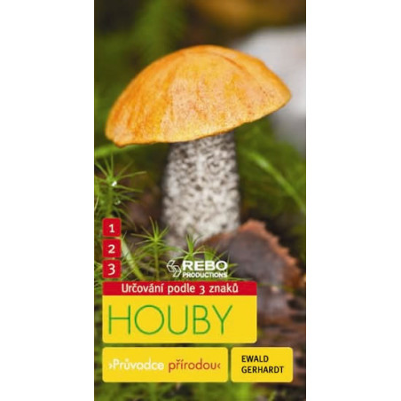 Houby - Průvodce přírodou - 3 znaky - Klíč ke spolehlivému určování