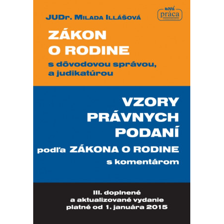 Zákon o rodine a vzory právnych podaní