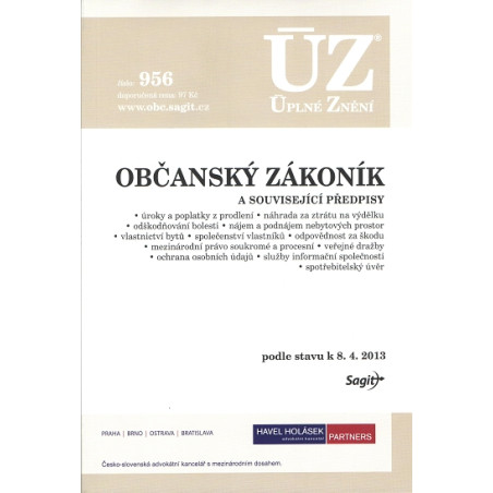 ÚZ č.956 Občanský zákoník 2013