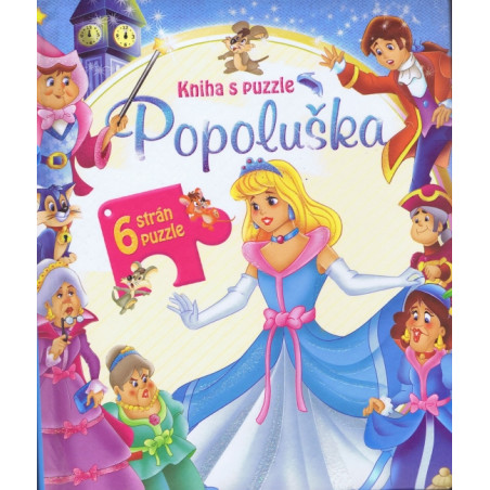 Popoluška - kniha s puzzle