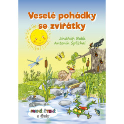 Veselé pohádky se zvířátky - První čtení s úkoly