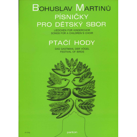Písničky pro dětský sbor - Ptačí hody