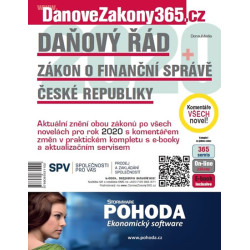 Daňový řád 2020 s komentářem změn / Zákon o Finanční správě 2020 s komentářem změn