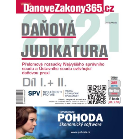 Daňová judikatura 2021 (I. a II. díl)
