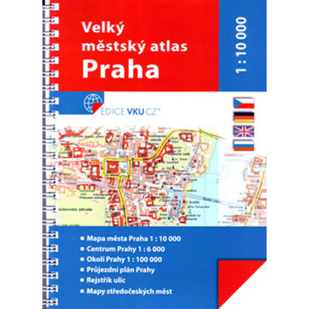 Praha městský atlas 1:10 000