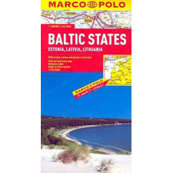 Baltské státy/mapa 1:800T MD