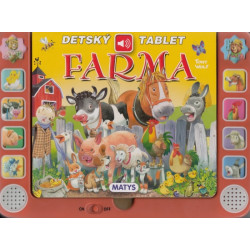 Detský tablet FARMA - zvuková knižka