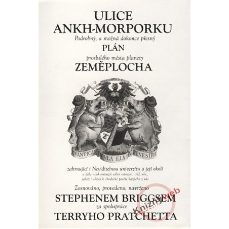 Ulice Ankh-Morporku - mapa