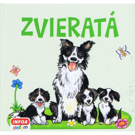 Štvorcové leporelo - Zvieratá