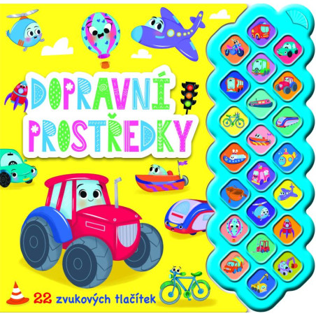 Dopravní prostředky - 22 zvukových tlačítek