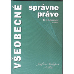 Všeobecné správne právo, 5. vydanie